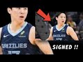 Yuki Kawamura SIGNED GRIZZLIES TWO-WAY CONTRACT !! A Dream Come True !! @nunitv74