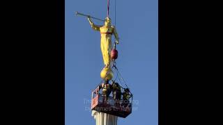 2024 Provo, Utah Temple Angel Moroni Removed