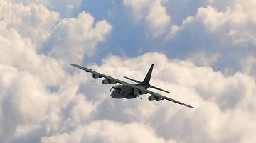 AC 130 Flying in Sky using Element 3D In After Effects cc