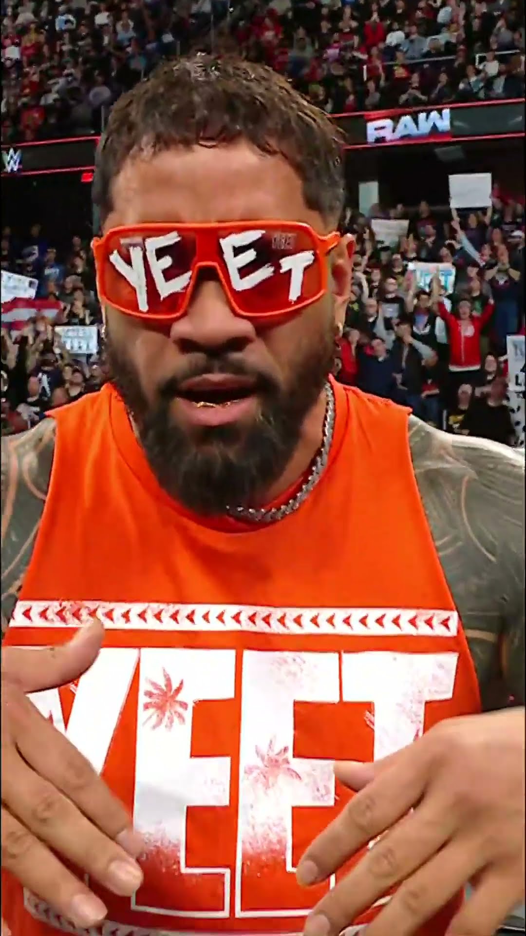 ONE MORE TIME!!! Jey Uso knows how to kickoff #RawOnNetflix ??? #WWERaw