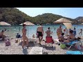 Summer walking tour of Ölüdeniz Beach/Plajı, Turkey: Blue Lagoon