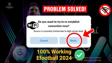 efootball 2024 access is currently limited fix efootball 2024 high server problem 🛠️🔥