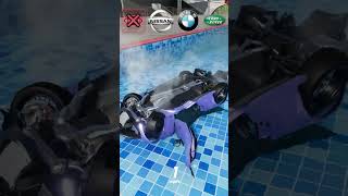 High-altitude speed run: Guess which car survives?#beamngdrive