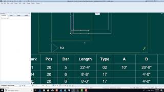 Automatically create a legend for your rebar