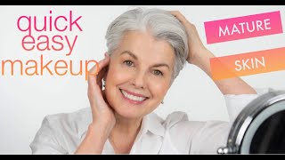 Simple Makeup Tutorial for Mature Skin by KerryLou  Using Cream Makeup