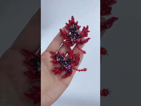 Броши кленовые листья 🍁 Ручная работа В НАЛИЧИИ и НА ЗАКАЗ
