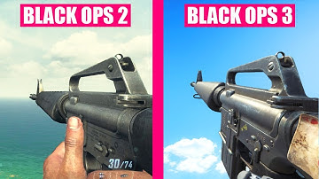 Call of Duty Black Ops 2 vs Call of Duty Black Ops 3 - Weapons Comparison
