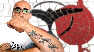 how and why I've started stenciling - The Life of an Mosaic Artist part5