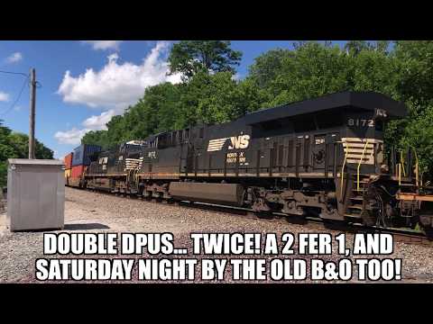 Double DPUs...twice! A 2 for 1, and Saturday night by the old B and O too!