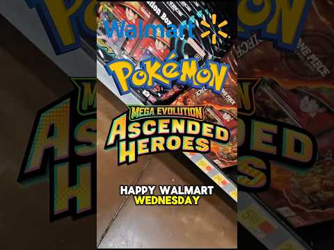 Ascended Heroes Tonight for @Walmart Wednesday! #pokemon #pokemoncards #pokemontcg #tcg