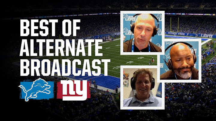 Lions vs. Giants alternate broadcast highlights | 2023 Preseason Week 1