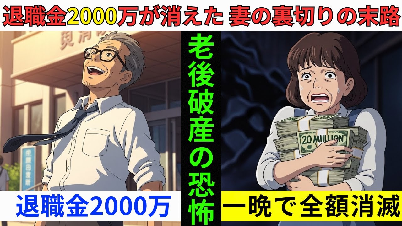 【漫画】退職金2000万が消えた…「老後のため」と全財産を投資した妻の末路。解約を申し出た瞬間に起きた悲劇とは【投資詐欺・老後破産】