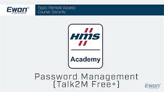 Talk2M Setup - Password Management