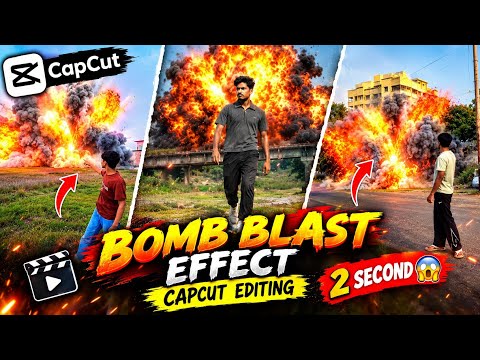 Bomb Blast Video Editing in CapCut 🔥 | Trending Explosion Effect | Instagram Reels Editing