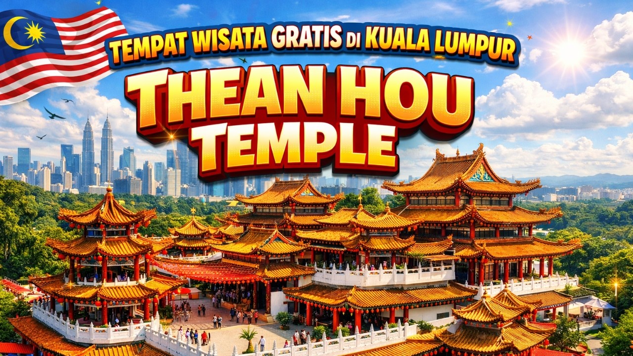 WISATA GRATIS TERBAIK DI KUALA LUMPUR 🇲🇾 THEAN HOU TEMPLE