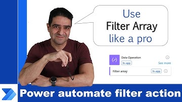 Using power automate filter array like a pro