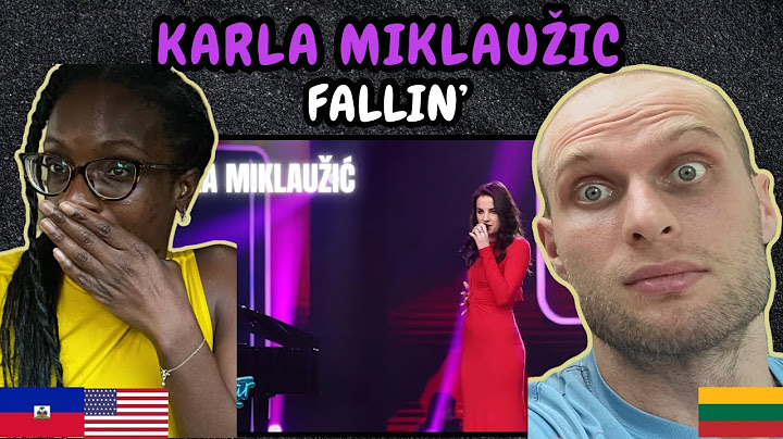 REACTION TO Karla Miklaužić - Fallin' (Live on SuperStar Croatia) | FIRST TIME HEARING