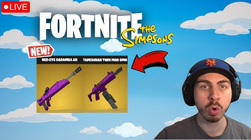 🔴LIVE - *NEW* Fortnite Simpsons Update