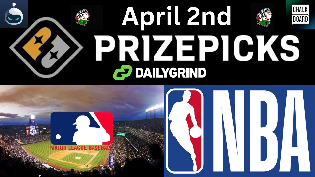 Prize Picks/Chalkboard Props NBA & MLB Apr 2nd - YouTube