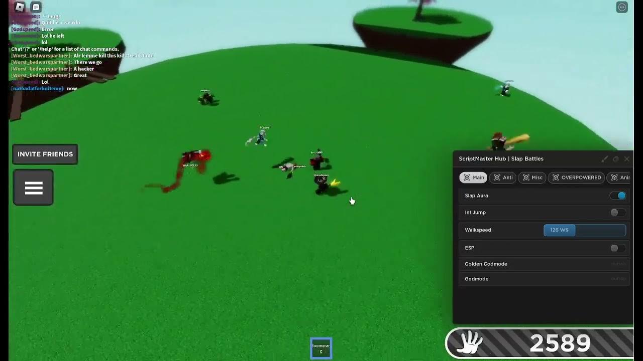 Insane slap battles script youtube