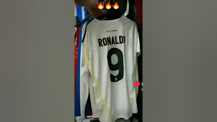 todas las camisetas de ronaldo🔥🔥
