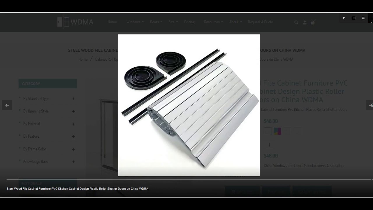 China WDMA Roll Up Door YouTube