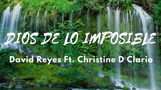 Miniatura del video "Dios de lo imposible | David Reyes & Christine D Clario | Letra"