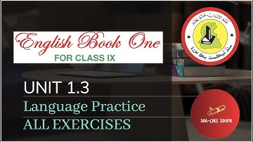 STBB | English 9th Class | Unit 1.3 | Language Practice | All Exercises| Conditional Sentences