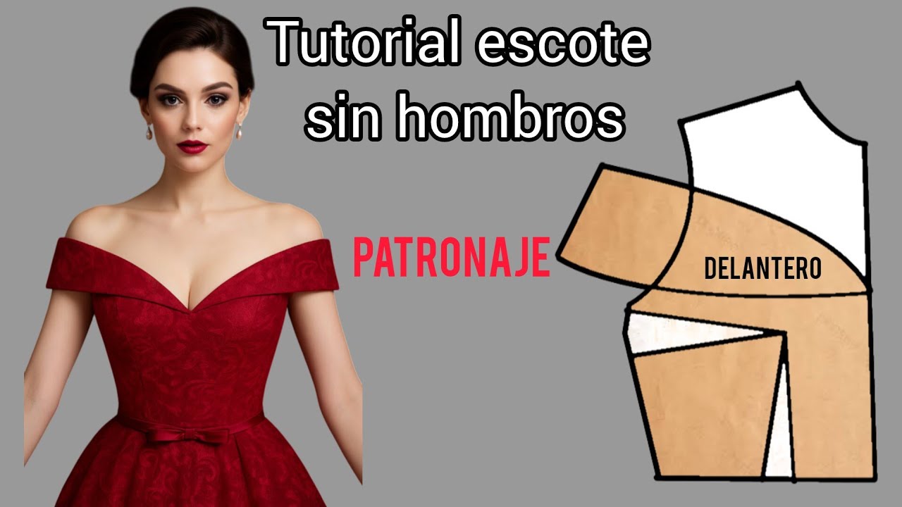 Cómo patronar un escote 