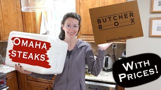 Omaha Steaks vs Butcher Box Comparison WITH PRICES! #NotSponsored