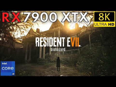 🔴 LIVE | RX 7900 XTX + i9 13900k | Resident Evil 7 | 8K Ultra Settings