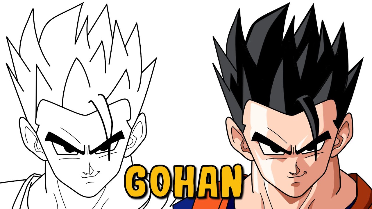 How To Draw Mystic Gohan