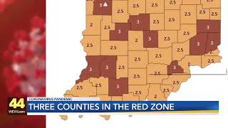Dubois and Knox Counties Enter COVID-19 Red Zone; Two Counties Return to Orange