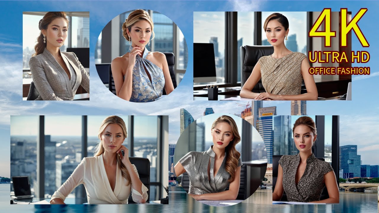 AI Lookbook in the Workplace: Chic Office Fashion & Stunning Views