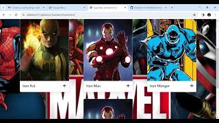 SuperHero Hunter using Marvel API