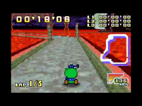 Konami Krazy Racers (GBC) Magma Castle 1 in 1:35.16 (Personal Best)