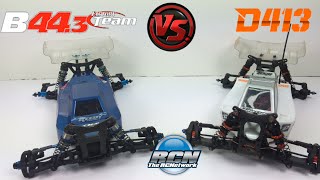 D413 vs B44.3 - Two Top 4wd 1/10th Buggies Compared!