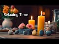 Healing piano music with candlelight and flowers scenery to mood up your soul