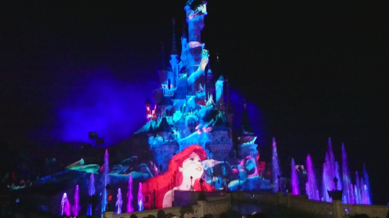 Disneyland Paris 25eme Anniversaire 17 Disney Illuminations La Petite Sirene Hd Youtube