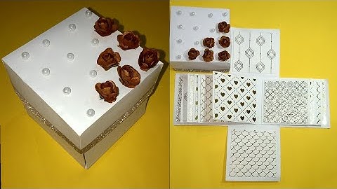 How to make Explosion Box | Explosion Box Photo Album |  Explosion Box Mini Album Tutorial Video