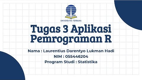 TUGAS 3 APLIKASI PEMROGRAMAN R