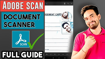 Make Document into PDF||CamScanner alternative for android,adobe scannner app kaise use kare