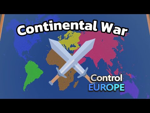 50 Players Simulate Continental Wars In Roblox Control Europe! 