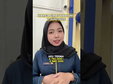 HARGA EMAS HARI INI, 1 JUNI 2026 tidak ada kenaikan/penurunan✨