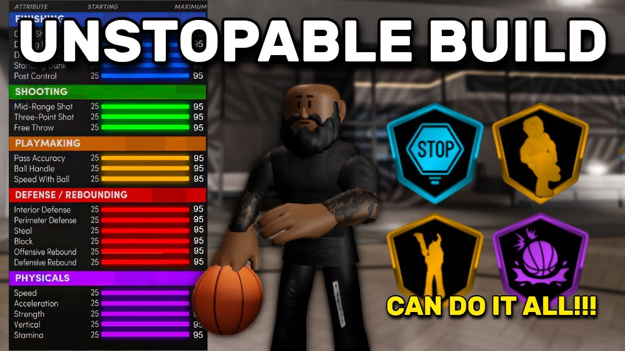 The Most OVERPOWERED 7'0 Build In Practical Basketball | Roblox - YouTube