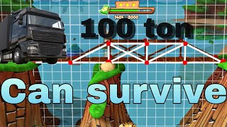 weird bridge construction || Bridge builder level 3 ||