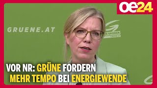 Vor NR: Grüne fordern mehr Tempo bei Energiewende