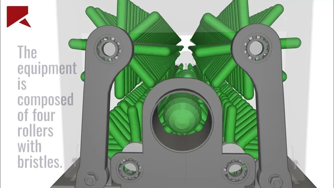 Cassava Peeling Machine - YouTube
