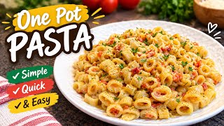 Creamy Tomato Pasta | Quick And Easy Dinner Recipe