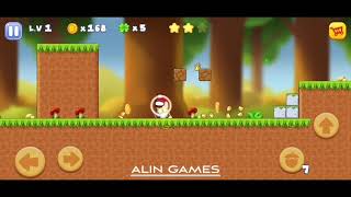 Alin | Super Bobby’s World | Level 1 | Quick Game Guide | All Gold | All Stars screenshot 4